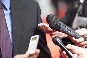 Reporters Interviewing